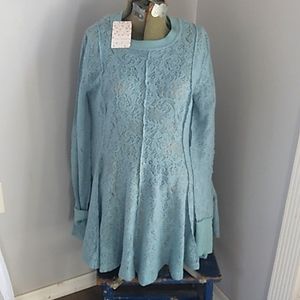 NEW ANTHROPOLOGY FREE PEOPLE FIT FLARE SWEATER DRESS SP